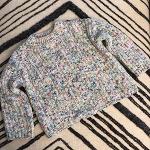 Zara, tie-dye chanille sweater, size 8-9